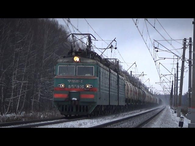 Электровоз ВЛ11М-193/194А с грузовым поездом