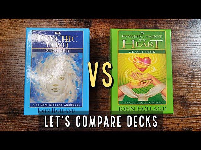 Let's Compare Decks | The Psychic Tarot Vs The Psychic Tarot For the Heart