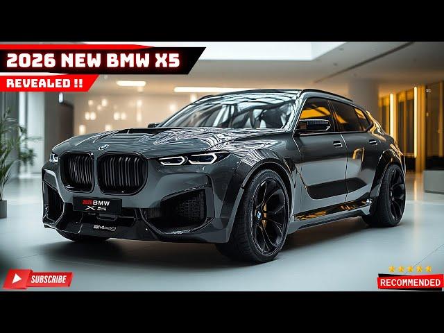 New 2026 BMW X5 Revealed: Power, Luxury, Innovation - The Perfect Blend of Performance and Opulence