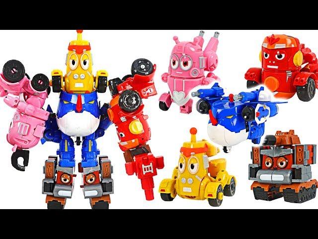 Larva Rangers insect 5 combination transform robot! Help Bugs Ninja! | DuDuPopTOY