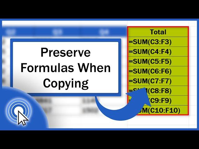 How to Copy and Paste Formulas in Excel without Changing Cell References (Quick and Easy)