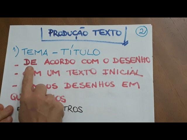 PRODUCAO DE TEXTO - DICAS PARA CONSTRUÇÃO