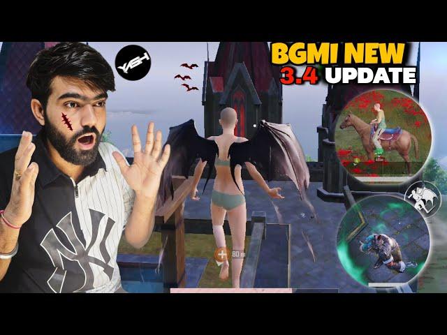  BGMI NEW UPDATE 3.4 Vampire Mode With Unique Power And Abilities