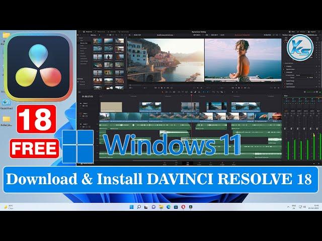  How To Download And Install DAVINCI RESOLVE 18 For FREE On Windows 11