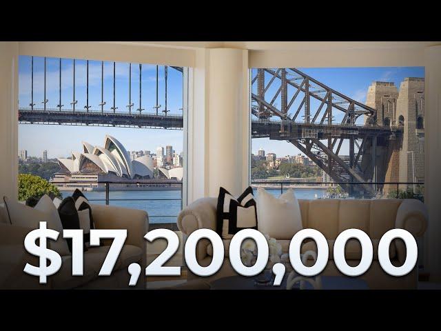 Inside this 2 Storey Sydney Penthouse with THE BEST VIEWS of the Opera House | McMahons Point, NSW