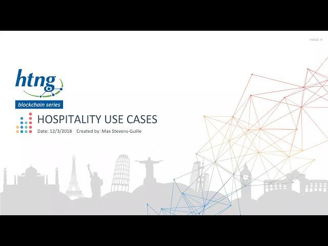 HTNG Blockchain Series: Summary of Use Cases