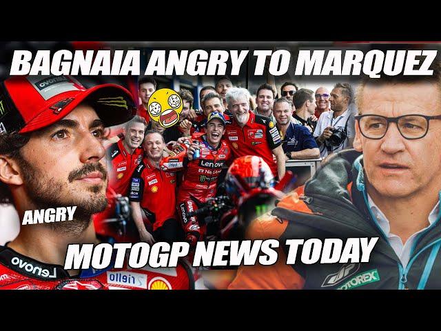 EVERYONE SHOCKED Bagnaia BIG ANGRY, Ducati Boss Impressed to Marquez, KTM's Insane FULL STATEMENT