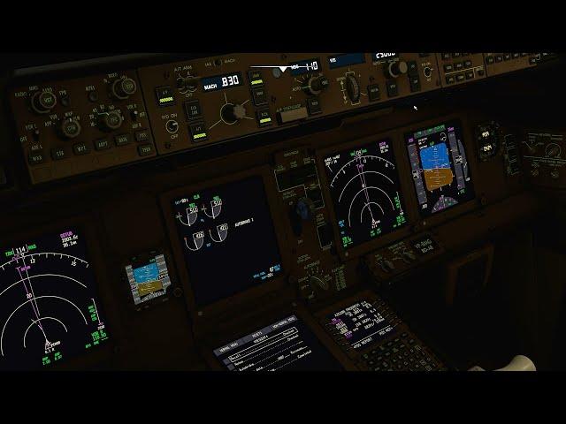 [MSFS2020] Boeing 777-F Silk Way West Airlines VP-BMG AZG208 EHAM-UBBB Landing Baku UBBB No voice