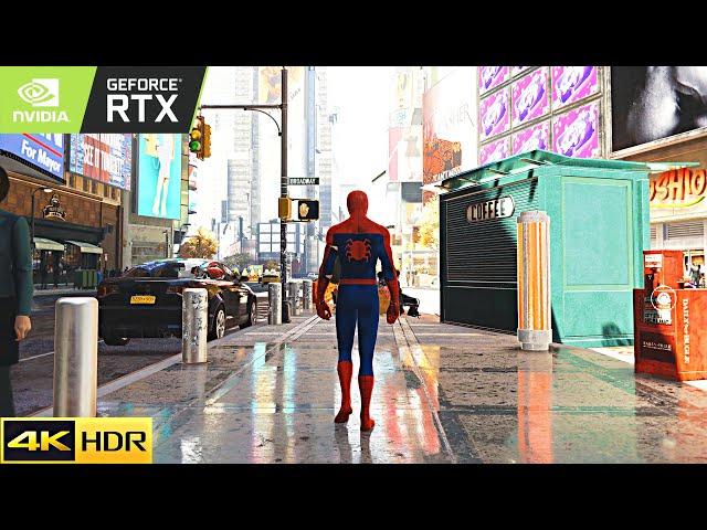 Spider-Man Remastered | RTX 3090 Ti Max Settings 4k 60fps Gameplay! 2022 Ray Tracing PC Gameplay!