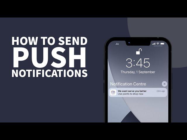 How to send push notifications from firebase