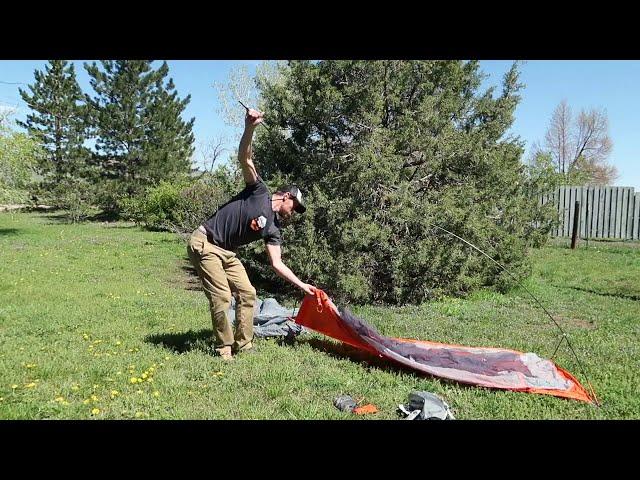 Setting up the Big Agnes Copper Spur HV UL1 Bikepack Tent