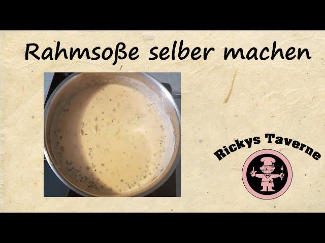 Rahmsoße schnell selbst gekocht