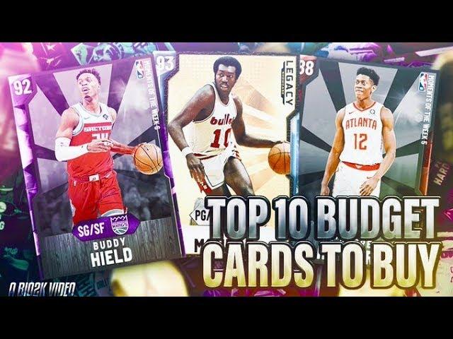 TOP 10 CARDS YOU NEED TO GET IF YOU ARE A BUDGET BALLER! THE BEST BUDGET CARD YET!? NBA 2K20