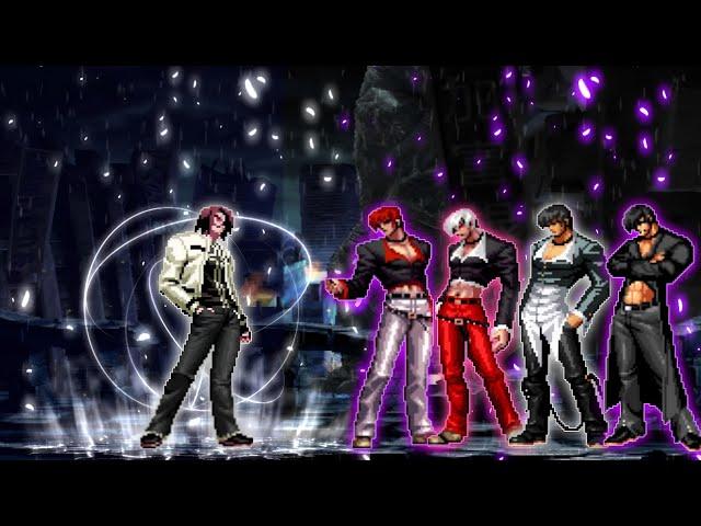 [KOF Mugen] White Flame Orochi Kyo VS. Iori Yagami Team