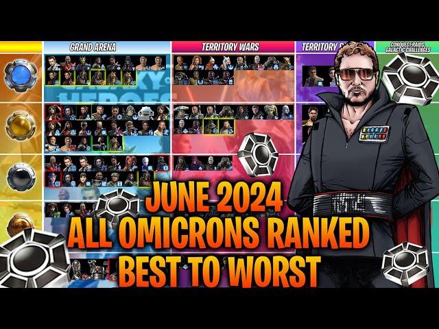 All Omicrons Ranked Best to Worst for EVERY Game Mode - June 2024 - Star Wars: Galaxy of Heroes