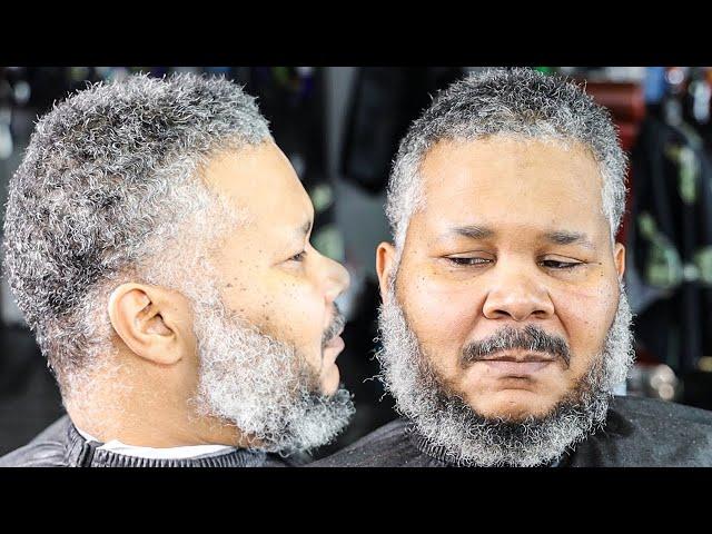 OG PAID ME $250 DOLLARS! HAIRCUT TUTORIAL/ LOW TAPER/ FADED BEARD/ BARBER TUTORIAL