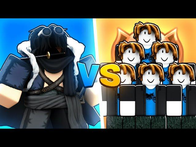 AC MOD VS 5 Bronze Players In Roblox Bedwars..