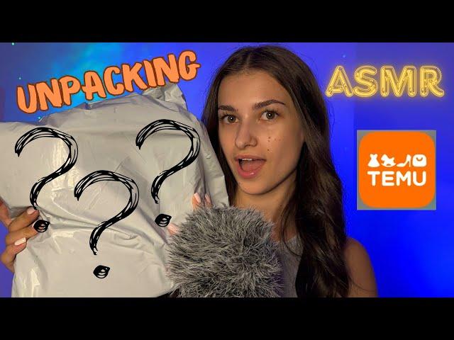 ASMR️UNPACKING  THE PARCEL FROM TEMUA LOT OF NEW TRIGGERS