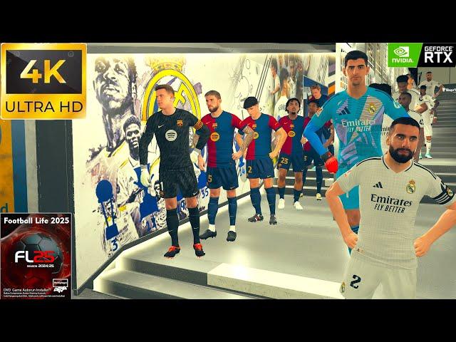 SP FOOTBALL LIFE 2025 | El Classico Real Madrid vs FC Barcelona | Ultra Graphic Experience #pes2021