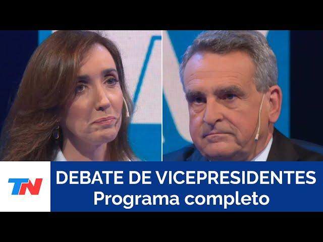 EL DEBATE DE AGUSTÍN ROSSI Y VICTORIA VILLARRUEL, CANDIDATOS A VICEPRESIDENTE, EN "A DOS VOCES"