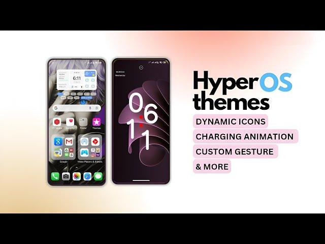 Xaiomi hyperOS theme New Customization |  New hyperOS customization | best miui themes