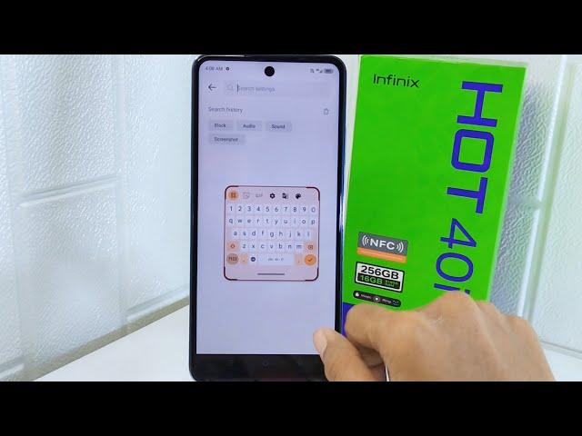 How To Remove Floating Keyboard On Infinix Hot 40i