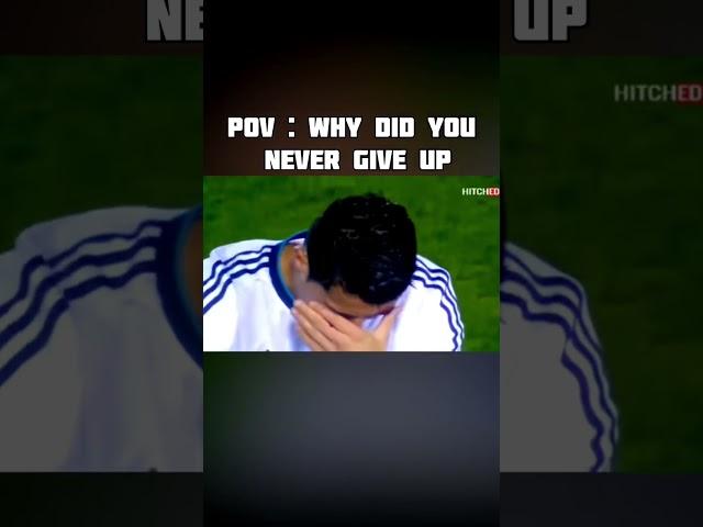 Cristiano Ronaldo "never give up" #cristiano #legend #broedits