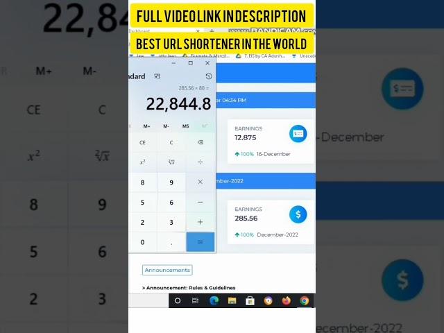 Best Url Shortener To Make Money Online | 20$ Per day  Easiest Method!!