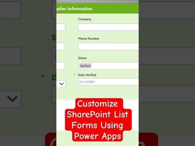 Customize SharePoint List Form Using Power Apps #sharepoint #techbytosh #microsoft365 #powerapps