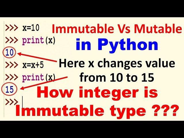 Mutable vs Immutable data types in Python - Python Programming - Learn Python