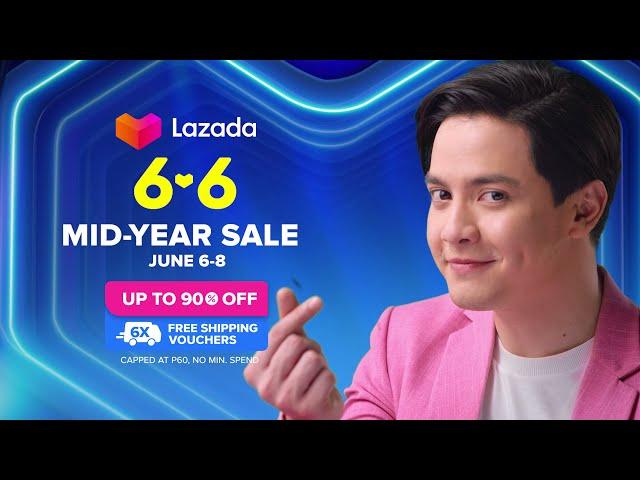 LAZADA 6.6 MID-YEAR SALE on JUNE 6-8! 