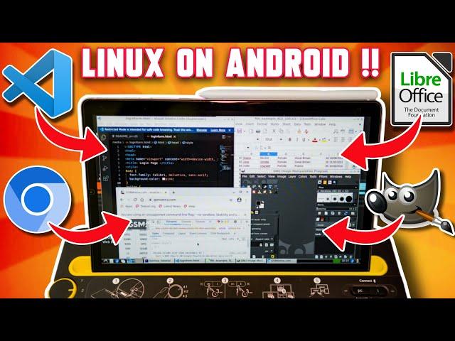 Install Linux on Android | Coding on Android Tablet with VS Code IntelliJ PyCharm 