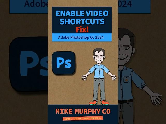 Enable Timeline Shortcut Keys + Fix in Photoshop