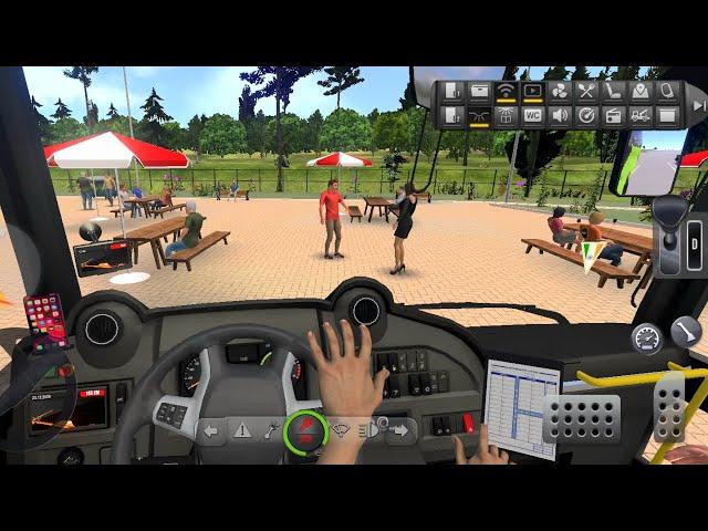 Bus Simulator : Ultimate | Beach ️   | Tempo bus  | Zuuks | Mobile Gameplay | Drive with Devil 