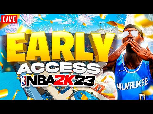 Solo Plays NBA 2K23 for FIRST TIME (Full-Stream) - Early Access + MAKING THE BEST BUILD IN NBA2K23!