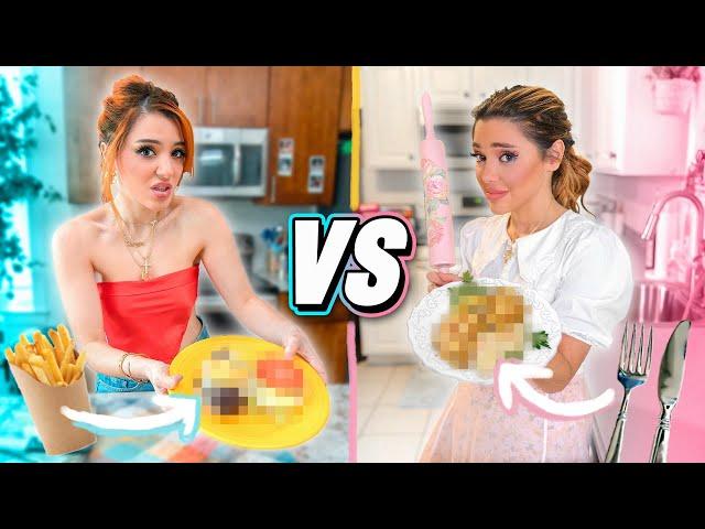 Cooking for our Boyfriends Challenge! SISTER vs SISTER