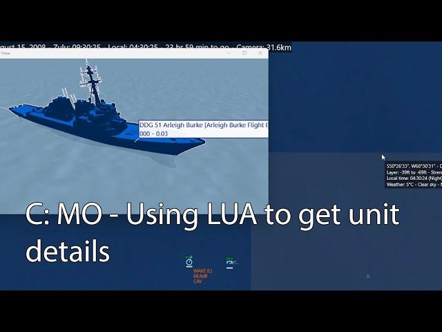 C: MO - Using LUA to get unit details