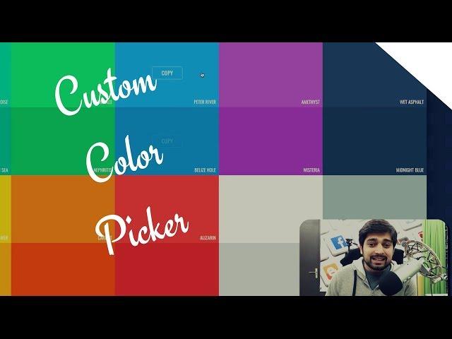 Our customized color picker