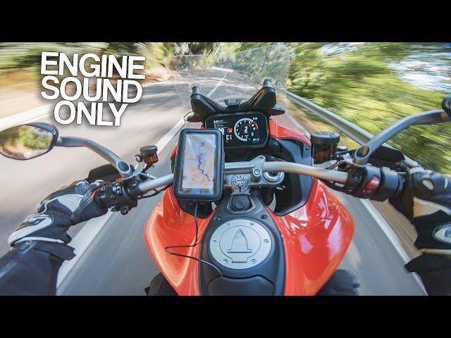 How much power is 'too much power?' Multistrada V4 S riding neverending twisties [RAW Onboard]