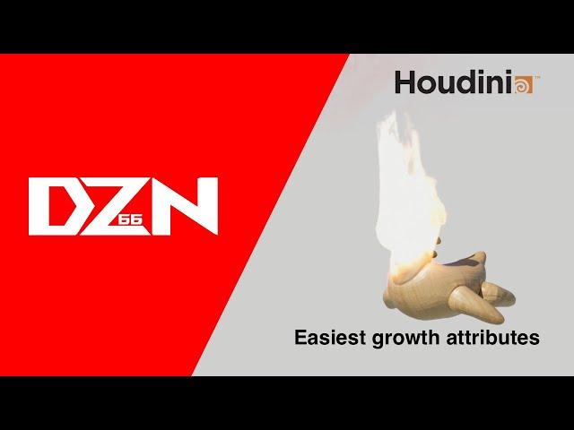 Easiest Growth [propagation] attributes in sidefx Houdini 19