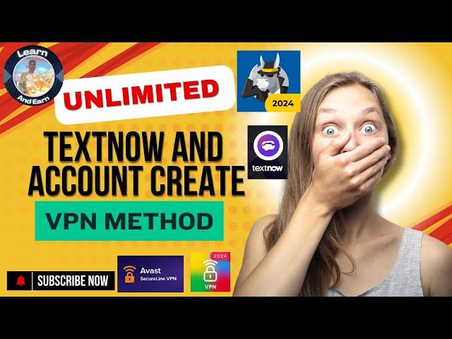 Unlimited Phone Login Textnow Account Create With VPN Paid Method For Free...