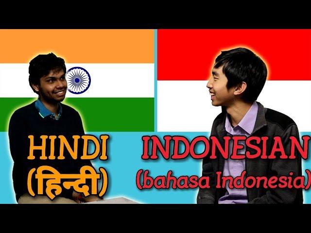 Similarities Between Hindi and Indonesian