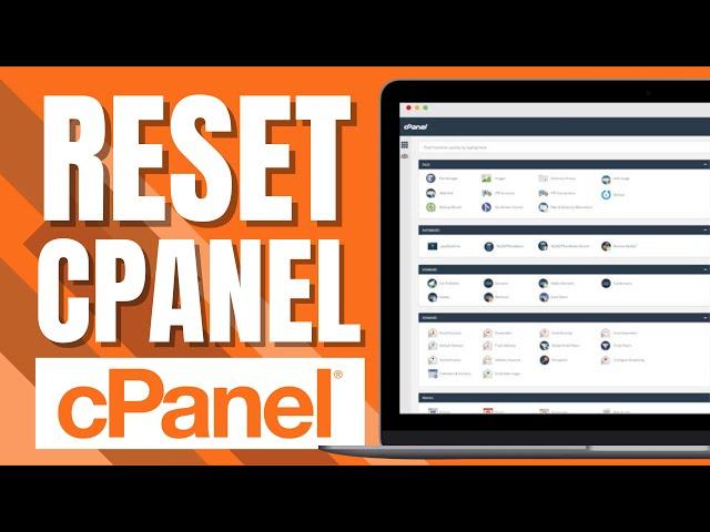 How To Reset Cpanel (Quick Tutorial 2023)