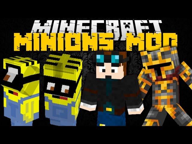 Minecraft: MINIONS MOD ft. DanTDM (Summon Despicable Me Minions) Mod Showcase