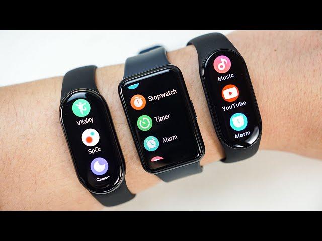 TOP 3 SMARTWATCH & SMARTBAND YOU MUST BUY RIGHT NOW - XIAOMI & HUAWEI