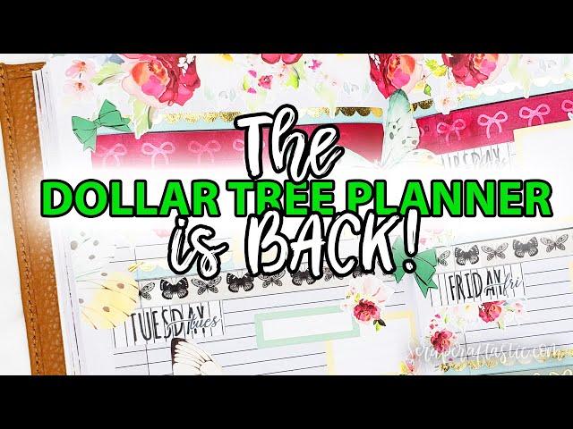 How To Choose A Color Scheme | Dollar Tree Planner Spread