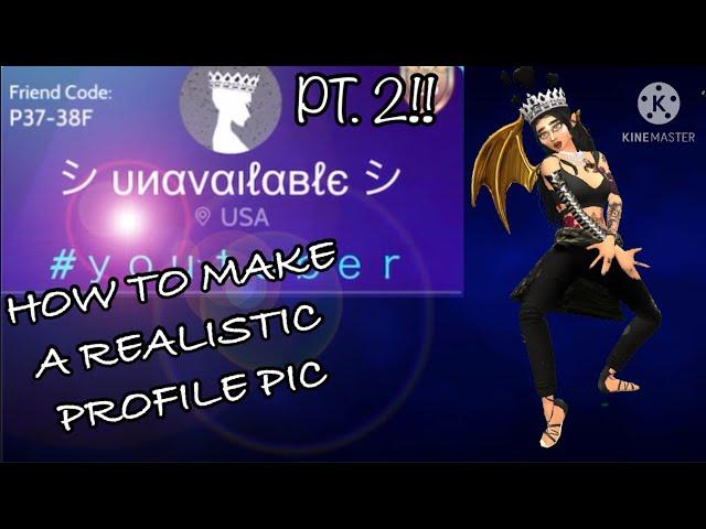 HOW TO MAKE A REALISTIC PROFILE PICTURE IN AVAKIN LIFE PART 2!! (EASY!!)