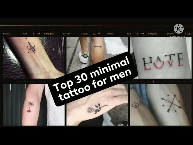 Top 30 minimal tattoo for men ( top minimalist tattoo for men) minimal tattoo