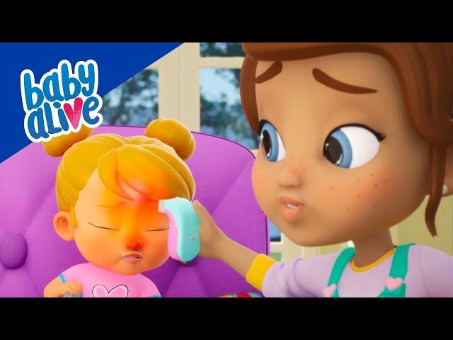 Baby Alive Official  Baby Lulu Catches a Cold Kids Videos and Baby Cartoons  |