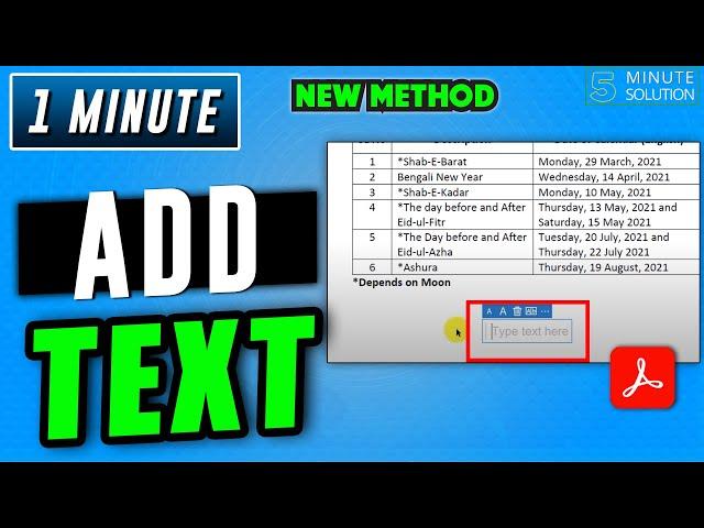 How to add text in adobe acrobat 2024 | Adding Text to a PDF